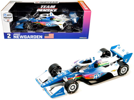 Dallara IndyCar #2 Josef Newgarden "PPG" Team Penske (Road Course Configuration) "NTT IndyCar Series" (2024) 1/18 Diecast Model Car by Greenlight