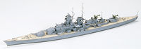 German Battle Cruiser Gneisenau
Scale: 1:700