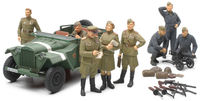 Russian Field Car GAZ-67B w/Officers