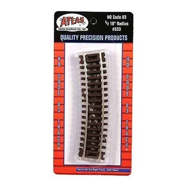 1/2 - 18"RAD.SNAP - TRACK 4PC - Atlas Track - ModelCars.com