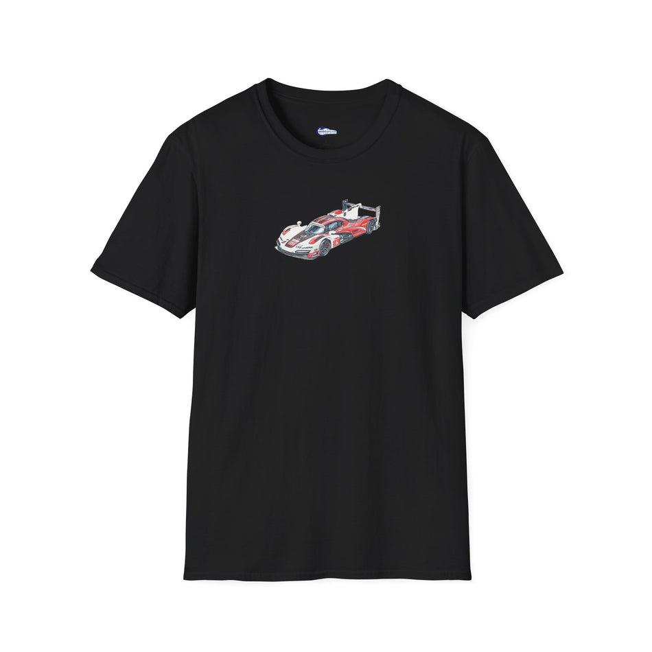 Porsche 963 Endurance Racing Sketch-Art T-Shirt, Tee, Motorsport Shirt, Racing