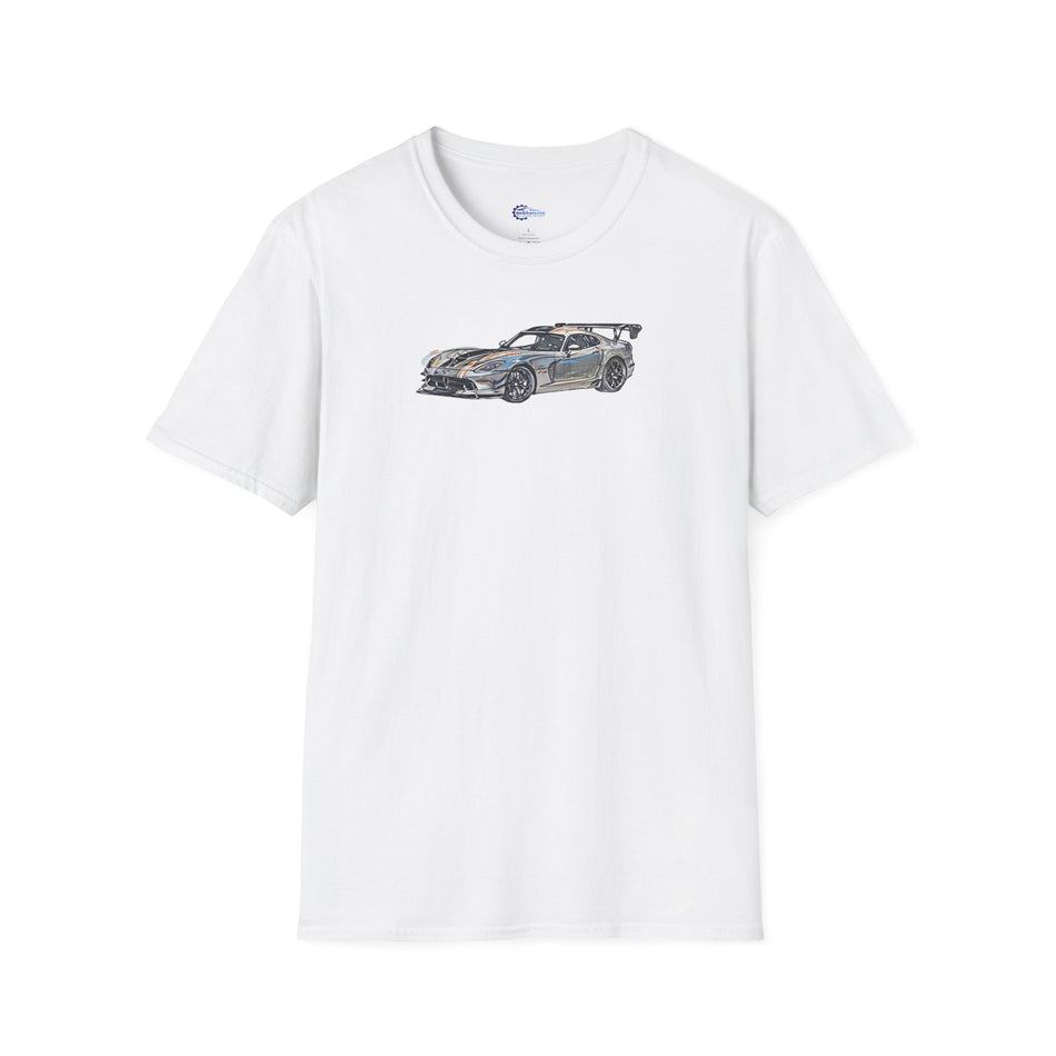 Dodge Viper Color Sketch T-Shirt