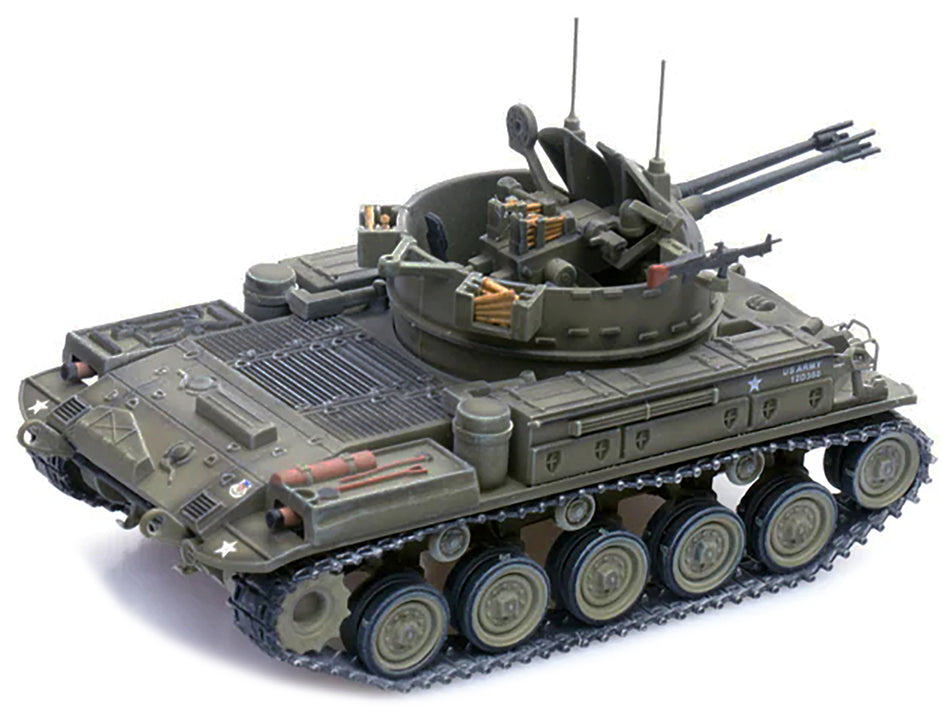 M42 Duster Self-Propelled Anti-Aircraft Gun "Delta Dud's" "US Army - Vietnam War II Field Force 5th Battalion 2nd Field Artillery Regimen" 1/72 Diecast Model by Panzerkampf