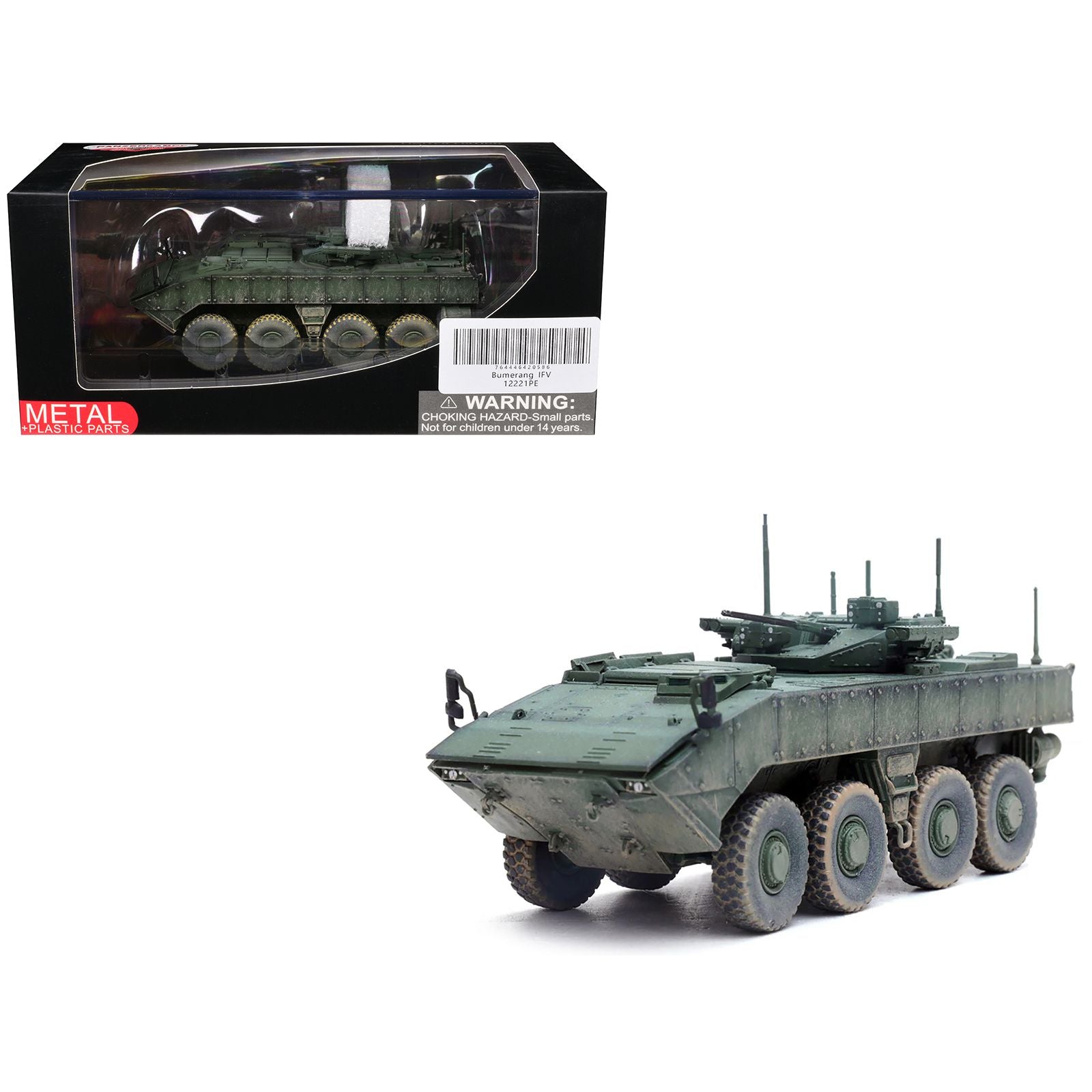 Bumerang (Object K-17) IFV (Infantry Fighting Vehicle) "Russian Army" Green Camouflage "Armor Premium" Series 1/72 Diecast Model by Panzerkampf