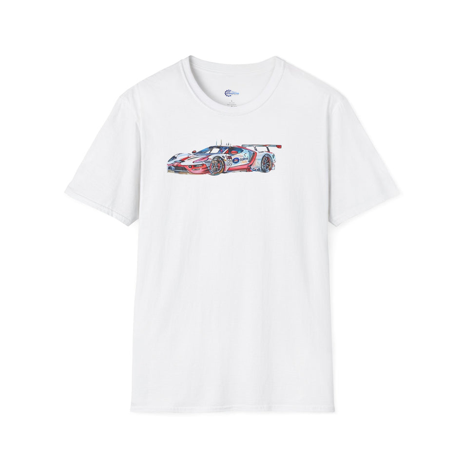 Sketch Art 24 Hours of Le Mans #69 Ryan Briscoe - Scott Dixon - Richard Westbrook Unisex T-Shirt - Racing Enthusiast Apparel