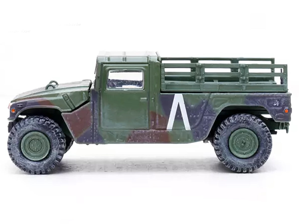 M998 HMMWV "8th Battalion 4th Air Defense Regiment 101st Airborne Division Gulf War" (1991) United States Army "Military Miniature" Series 1/64 Diecast Model by Panzerkampf