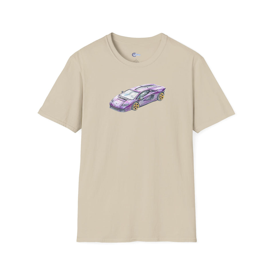 Supercar T-Shirt - Lamborghini LP-800-4 Softstyle Tee