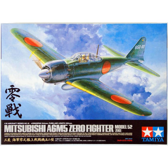 1/32 MITSUBISH A6M5 ZEROS - Tamiya - ModelCars.com
