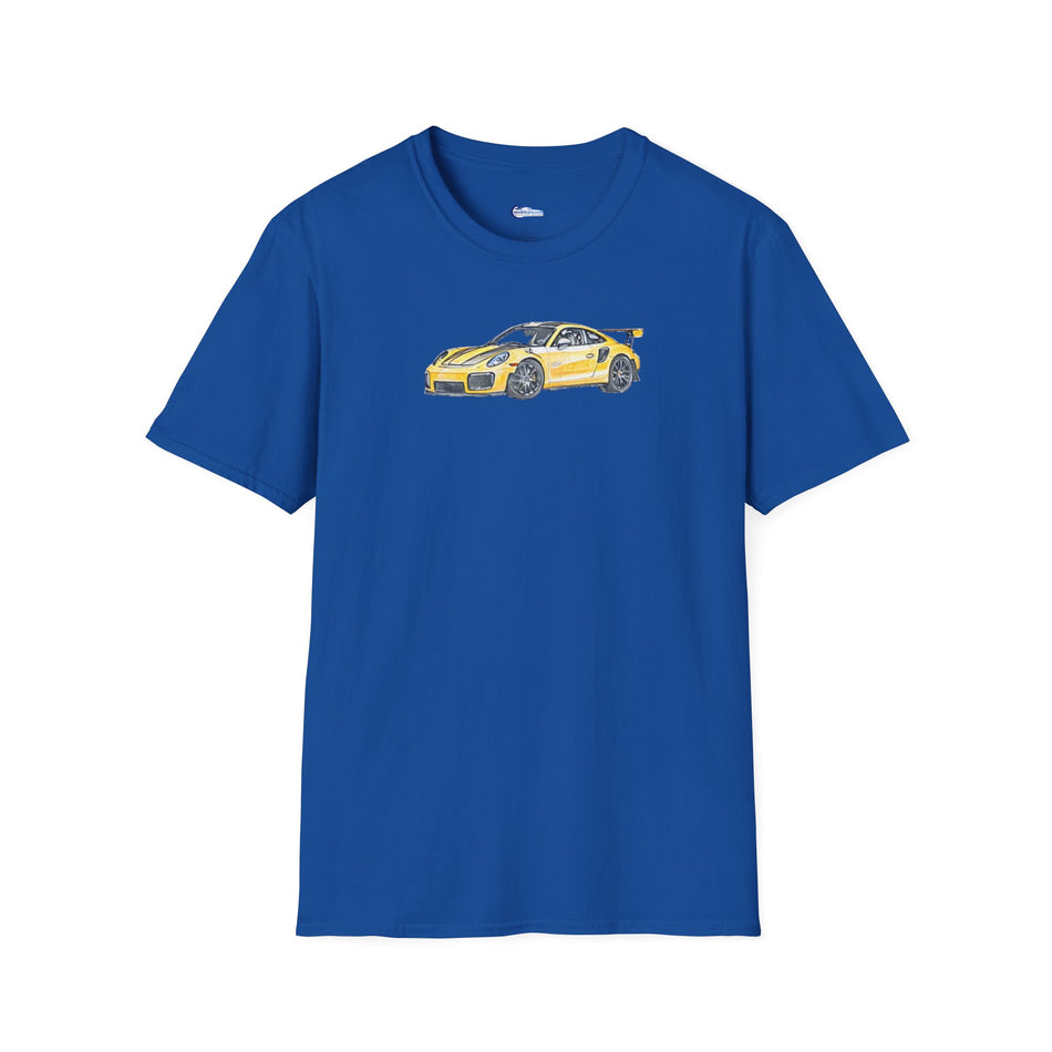 Porsche GT2RS (991.1) Inspired - Sketch Art T-Shirt