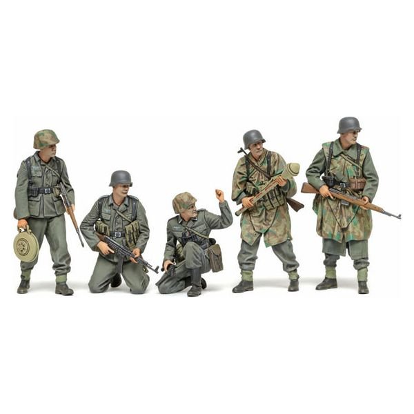 1/35 German Infantry Model Set (Late WWII) Plastic Model Kit (TAM35382) - Tamiya - ModelCars.com