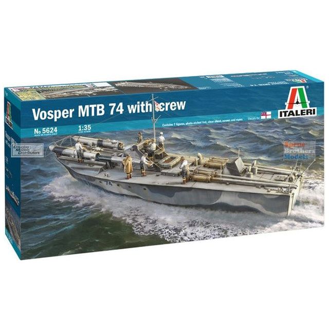 1/35 VOSPER 74 W/CREW - Italeri - ModelCars.com