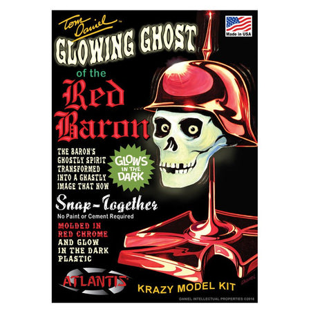 1/4 GHOST RED BARON GLOW - Atlantis - ModelCars.com