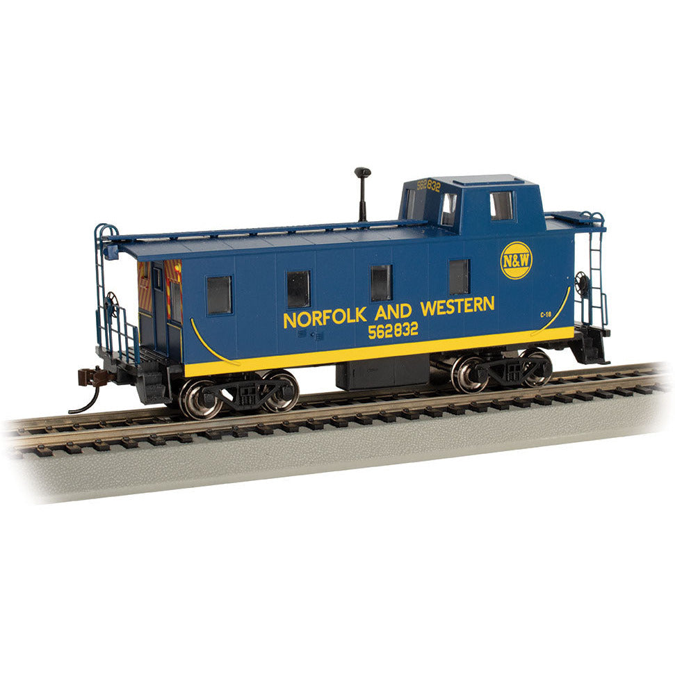 Bachmann Streamlined Caboose with Offset Cupola - Norfolk Western #562832