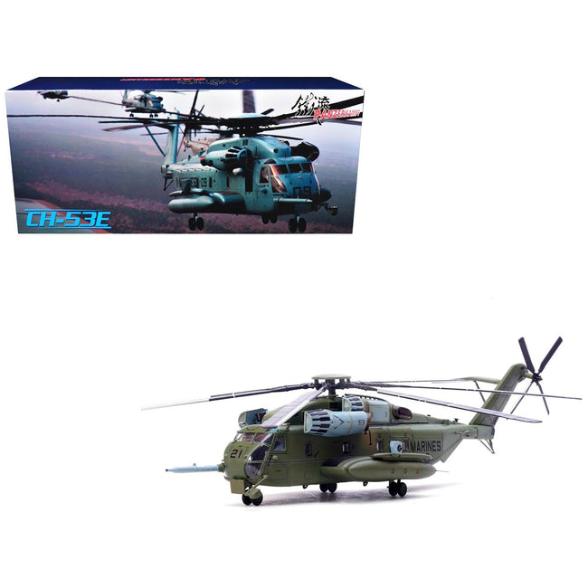 Sikorsky CH-53E Super Stallion Helicopter #21 "163086 VMX-1 MCAS Yuma" (2021) United States Marine Corps 1/72 Diecast Model by Panzerkampf