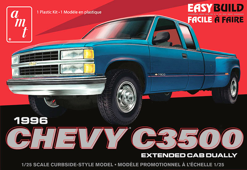 AMT 1/25 1996 Chevrolet C3500 Dually Pickup EasyBuild AMT1409M