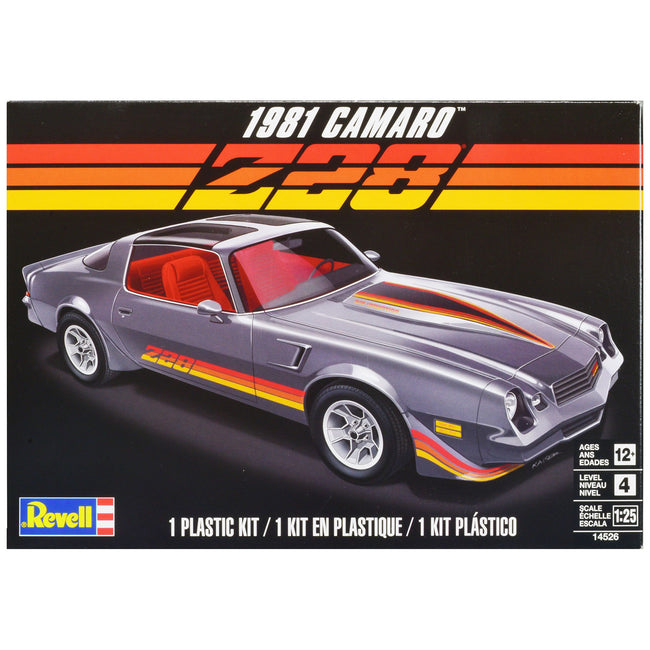 Level 4 Model Kit 1981 Chevrolet Camaro Z/28 1/25 Scale Model by Revell