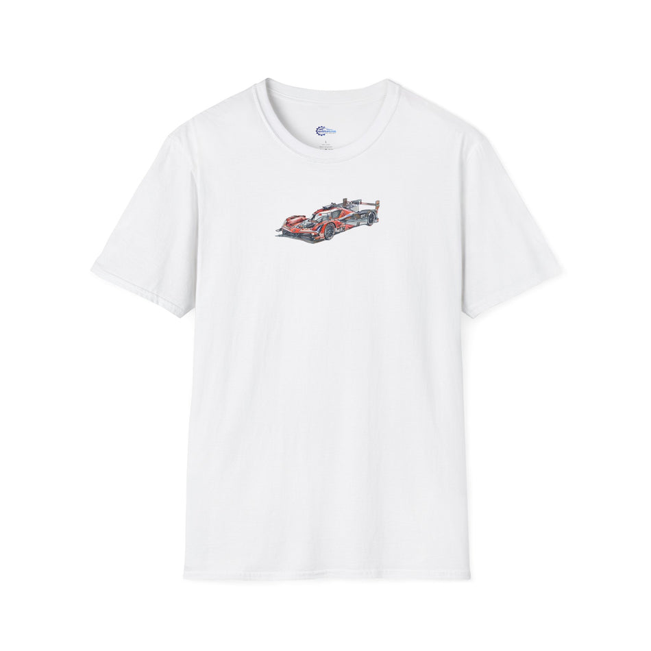 Sketch Art Acura ARX-06 Le Mans Style 12 Hours of Sebring T-Shirt, Race Car Tee, Automotive