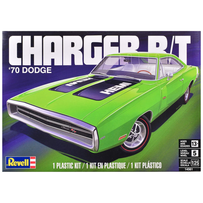 Level 5 Model Kit 1970 Dodge Charger R/T 1/25 Scale Model by Revell
