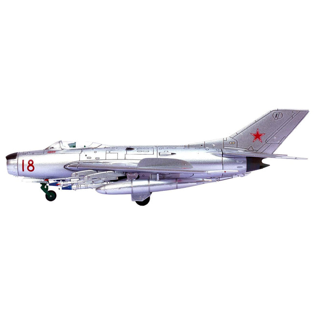 Mikoyan-Gurevich MiG-19PM Farmer-E Fighter Aircraft "Red 18" Soviet Air Force 1/72 Diecast Model by Panzerkampf