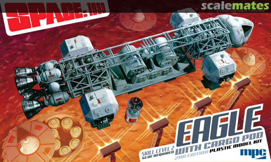 Space:1999 Eagle with Cargo Pod
2nd Edition
MPC | No. 990 | 1:48