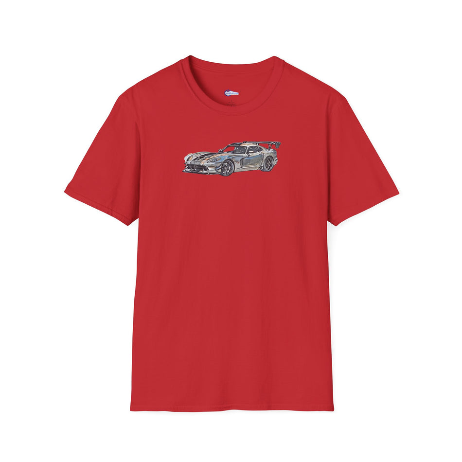 Dodge Viper Color Sketch T-Shirt