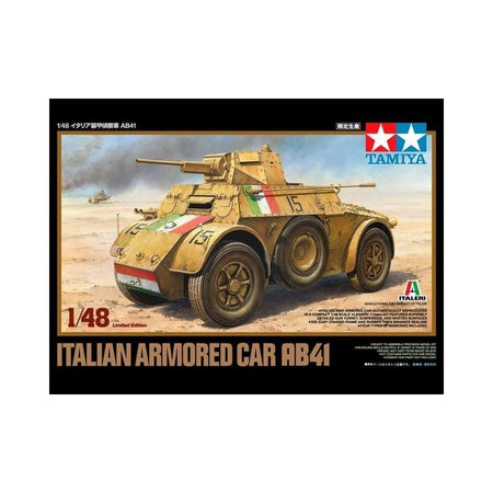 1/48 ITAL.ARMORED CAR AB41-Tamiya-ModelCars.com