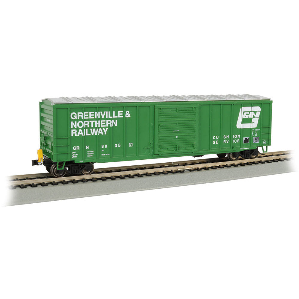 Bachmann 50' Outside Braced Box Car with FRED - Greenville & Northern