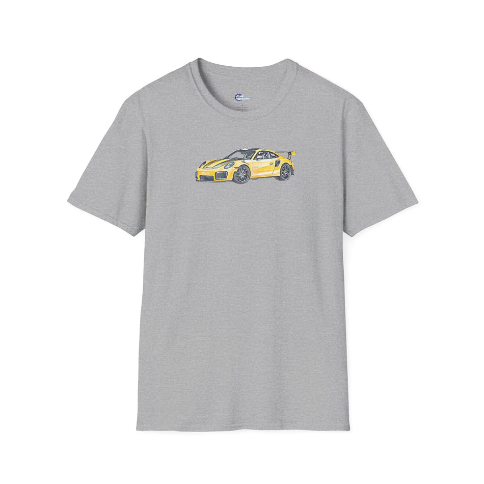 Porsche GT2RS (991.1) Inspired - Sketch Art T-Shirt