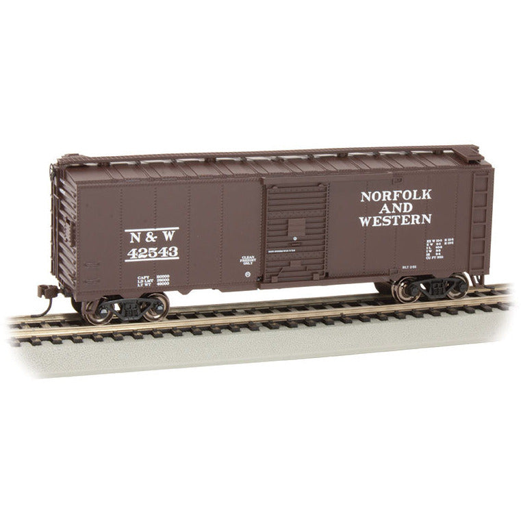 Bachmann Norfolk & Western #42543 - Steam Era 40' Box Car (HO Scale)