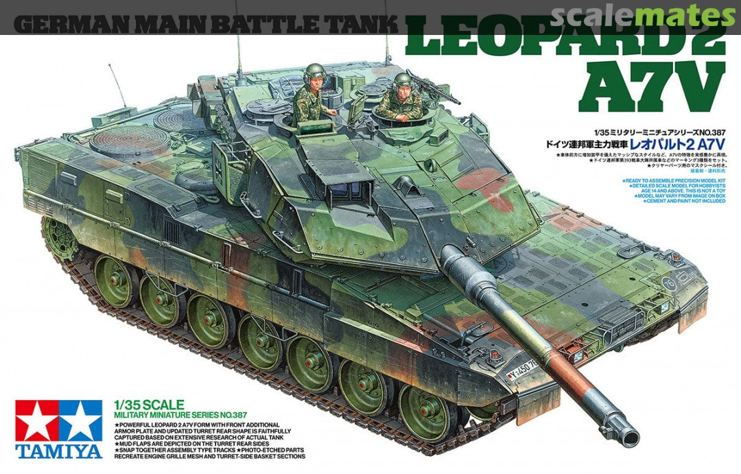 Tamiya Leopard Battle Tank 2 A7V 1/34