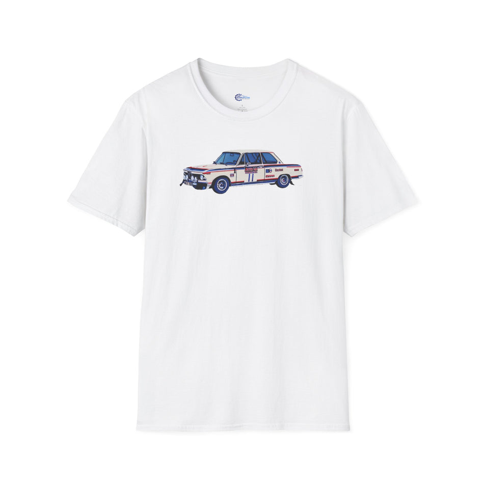 BMW 2002 #11 Achim Warmbold - Jean Todt "RAC Rally" (1973) - Pop Art  - Unisex T-Shirt