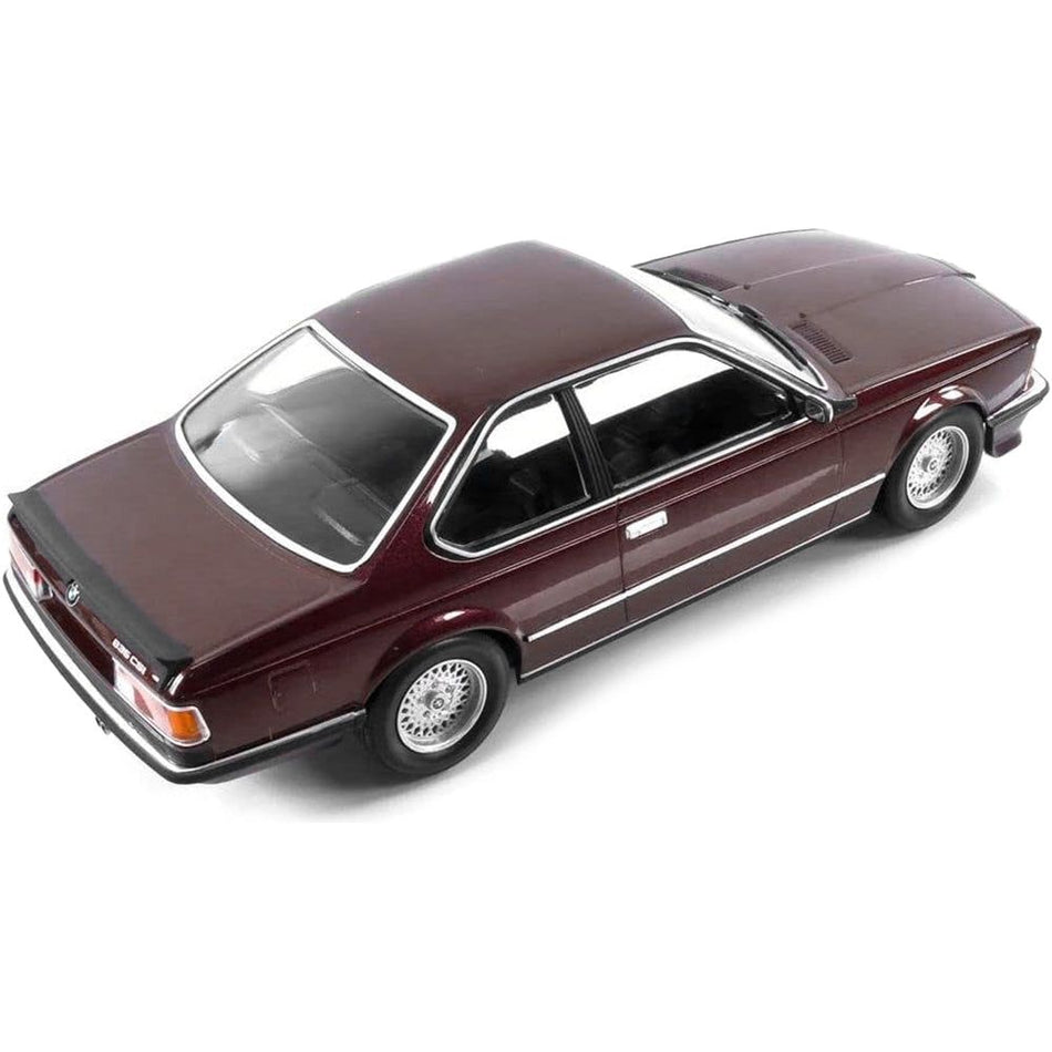 1982 BMW 635 CSi Red Metallic 1/18 Diecast Model Car by Minichamps