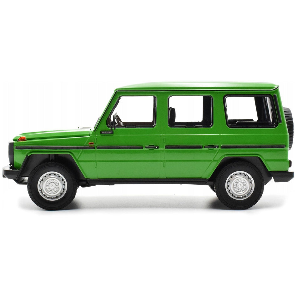 1980 Mercedes-Benz G-Model (LWB) Green with Black Stripes Limited Edition to 402 pieces Worldwide 1/18 Diecast Model Car by Minichamps