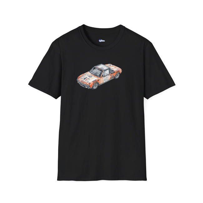 Sketch Art 24 Hours of Le Mans Vintage Porsche 914/6 #46 1971 -T-Shirt