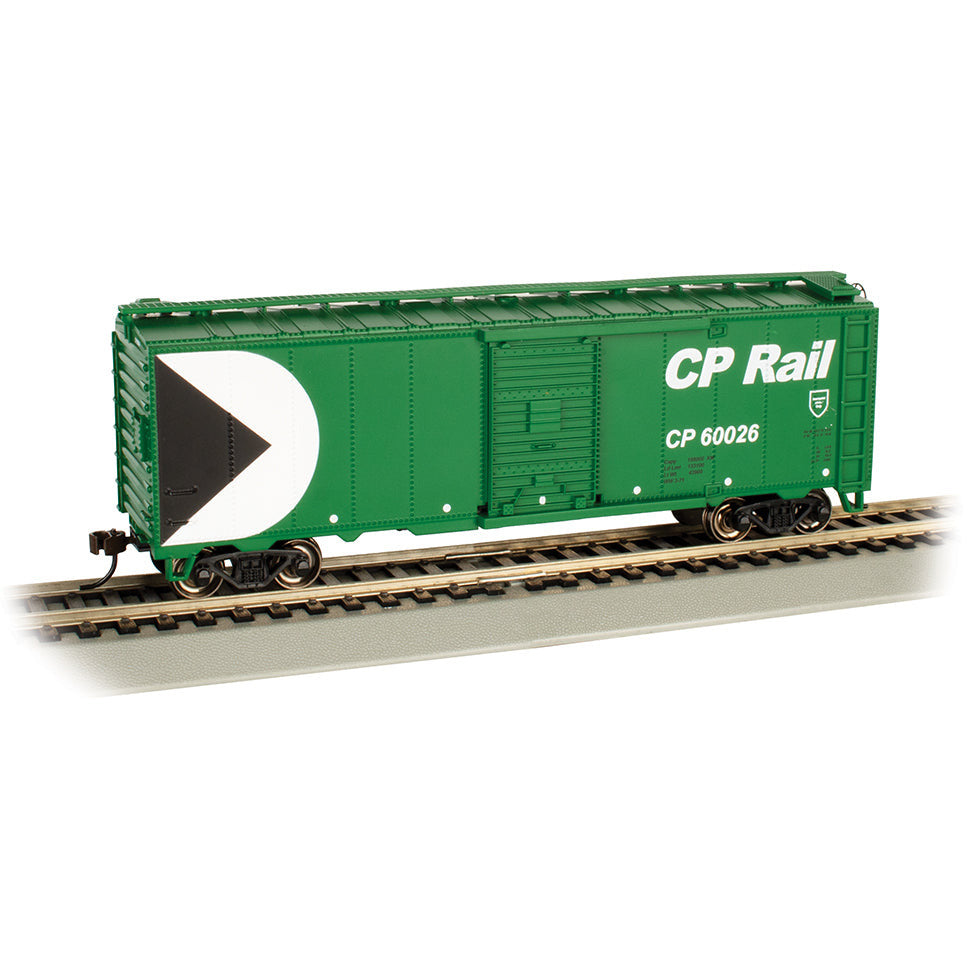 Bachmann CP RAIL #60026 - GREEN - 40' Box Car (HO Scale)