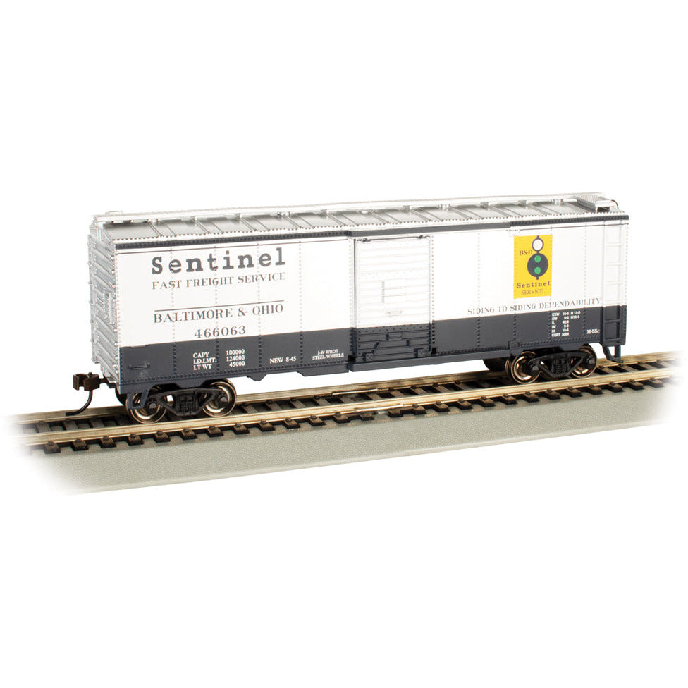 Bachmann B&O #466063 - SENTINEL - 40' Box Car (HO Scale)