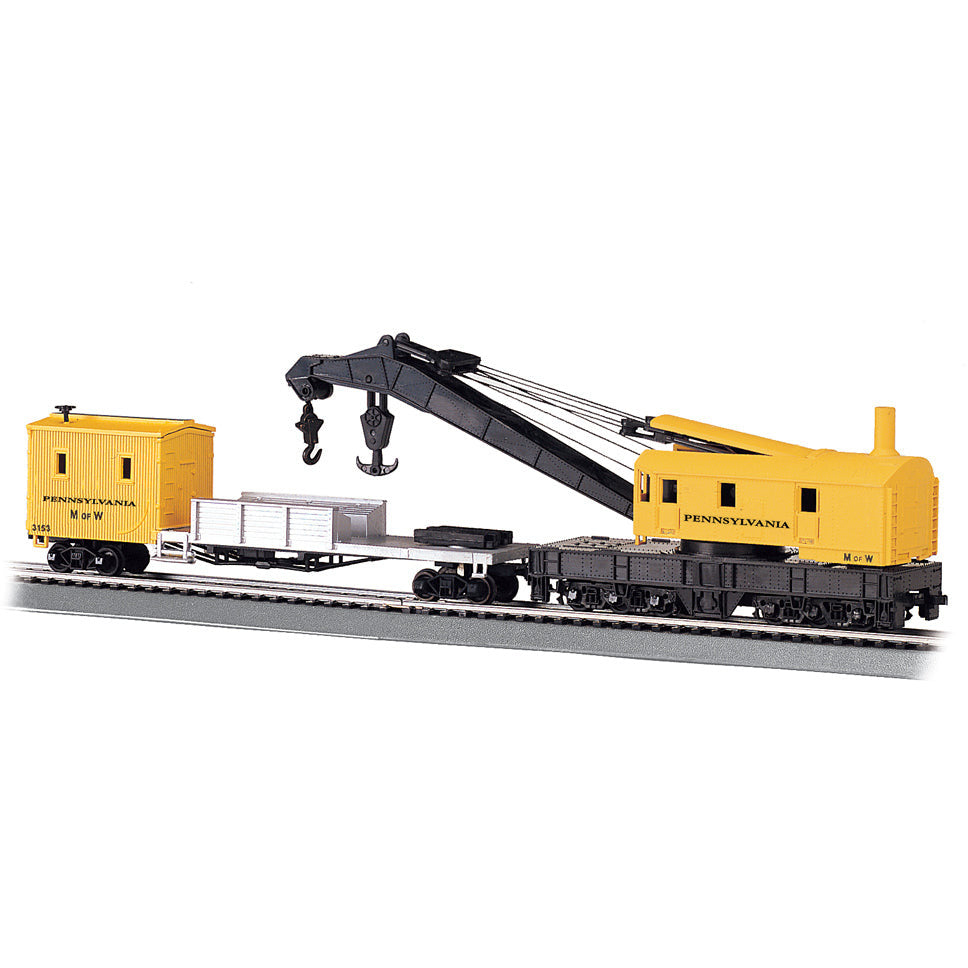 Bachmann Pennsylvania - 250-Ton Steam Crane & Boom Tender (HO Scale)