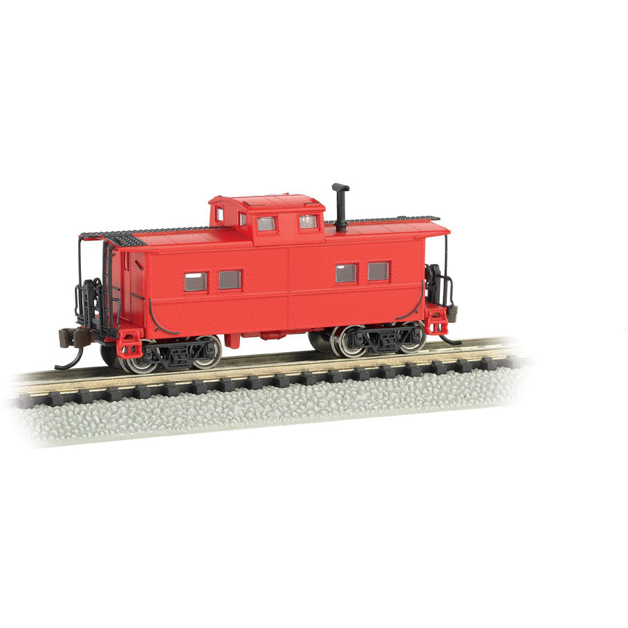 Bachmann Painted, Unlettered - Caboose Red - NE Steel Caboose