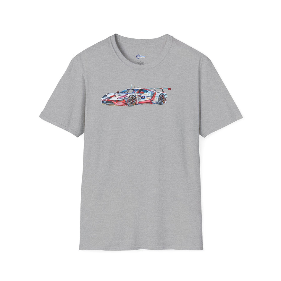 Sketch Art 24 Hours of Le Mans #69 Ryan Briscoe - Scott Dixon - Richard Westbrook Unisex T-Shirt - Racing Enthusiast Apparel