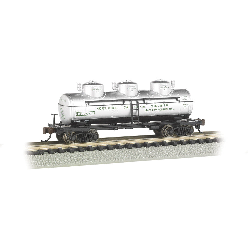 Bachmann Northern California Wineries - 3-Dome Tank Car