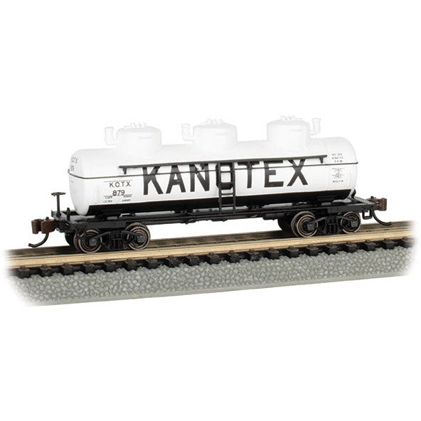 Bachmann Kanotex #879 - 3-Dome Tank Car