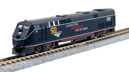 N AMTRAK P42 #100 MIDBLUE     