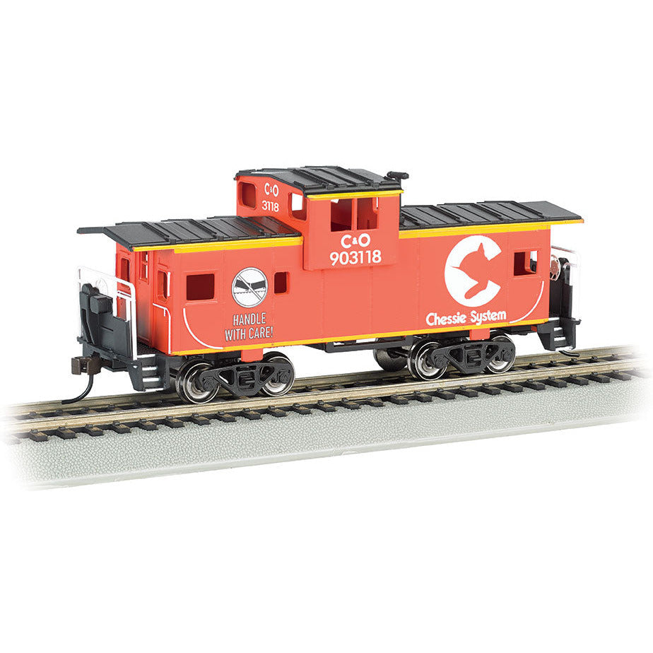 Bachmann Chessie® #903118 - Orange - 36' Wide-Vision Caboose (HO Scale)