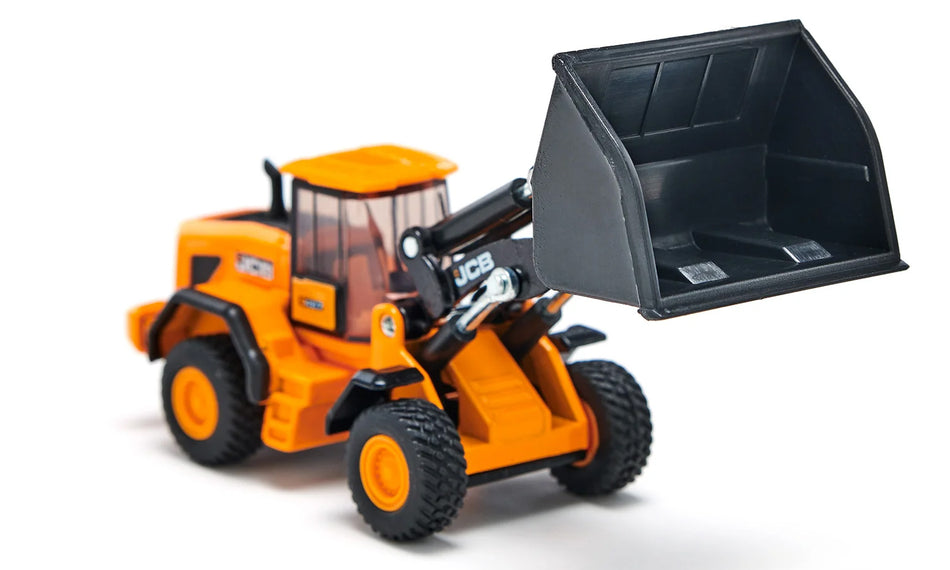 JCB 457 WLS Wheel Loader Yellow 1/87 (HO) Diecast Model by Siku