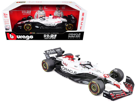Red Bull Racing RB21 #1 Max Verstappen "Oracle" Winner Formula One F1 "Japanese GP" (2025) "Race" Series 1/18 Diecast Model Car by Bburago