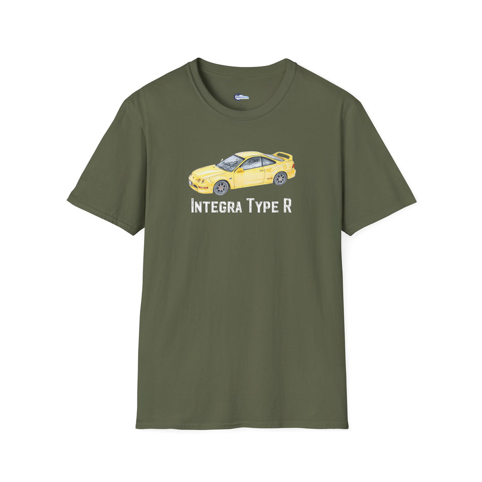 JDM T-Shirt - 2000 Acura Integra Type R Yellow with model designation