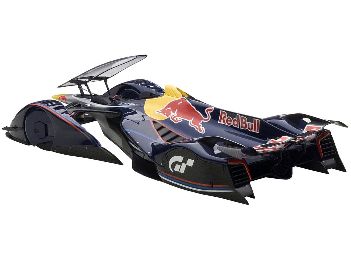 Red Bull X2014 Fan Car Red Bull Color Sebastian Vettel 1/18 Model Car by Autoart - view 2