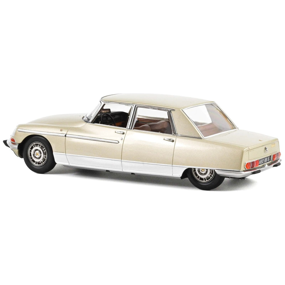 1969 Citroen DS 21 Lorraine Champagne Gold Metallic 1/18 Diecast Model Car by Norev