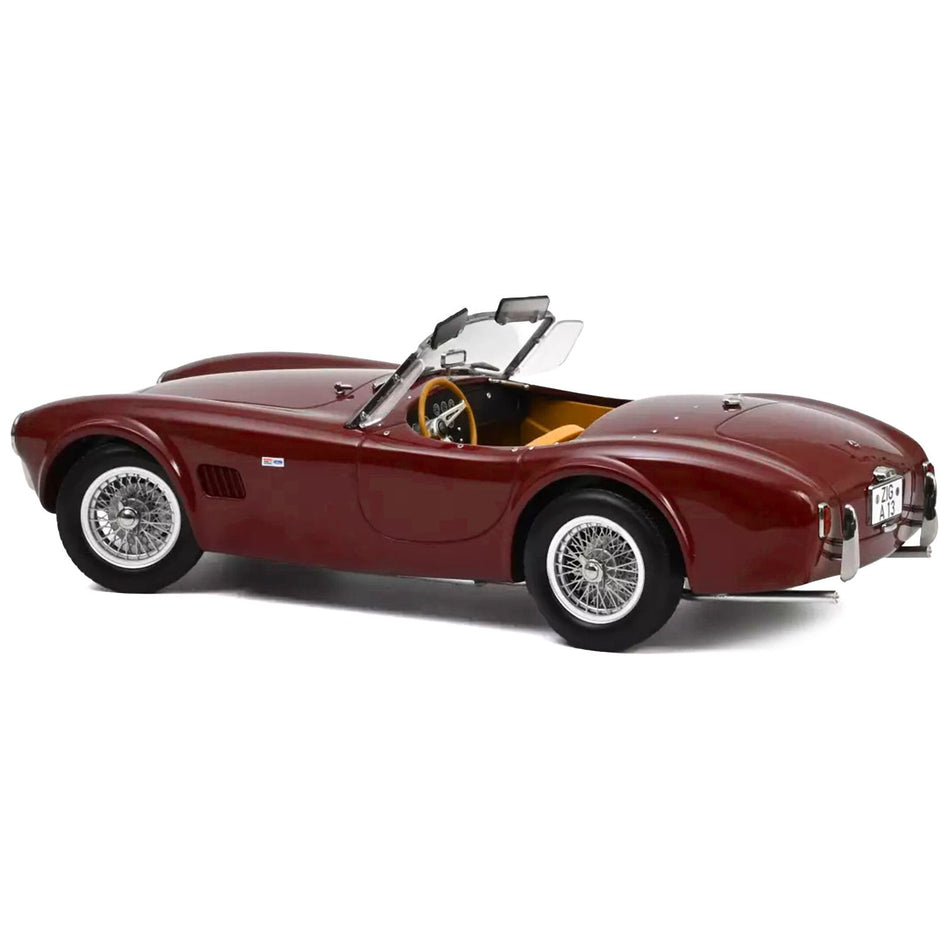 1963 AC Cobra 289 Dark Red 1/18 Diecast Model Car by Norev