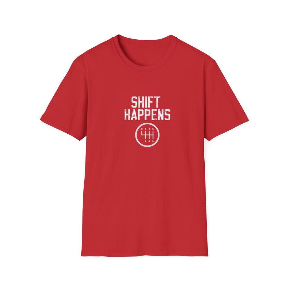 Vintage T-Shirt - Shift Happens - Text Design
